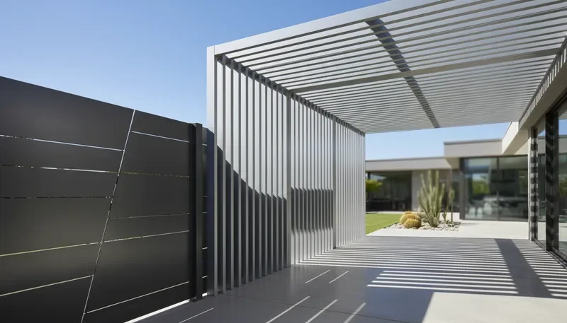 פרגולות אלומיניום מעוצבות