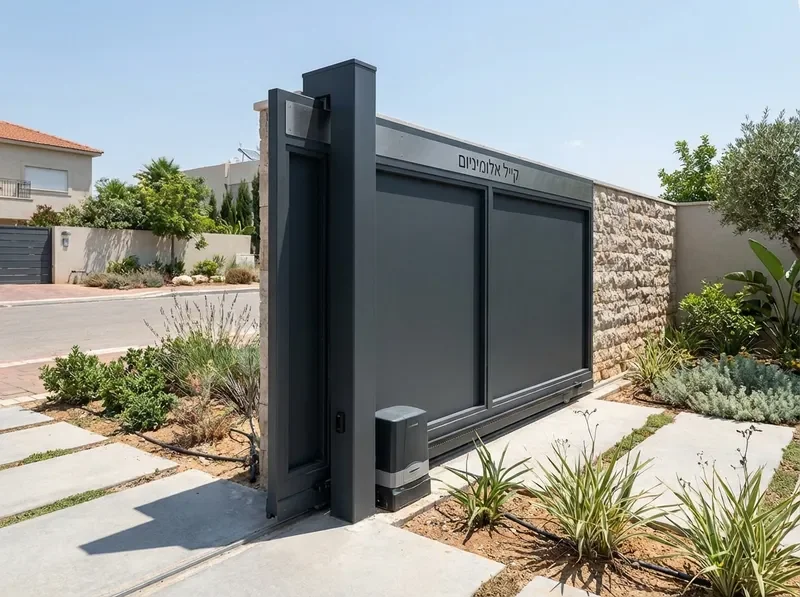 שער אלומיניום אוטומטי